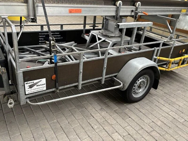 Aanhangwagen met bordes al-ko, bn020 700-5-s - afbeelding 3 van  5