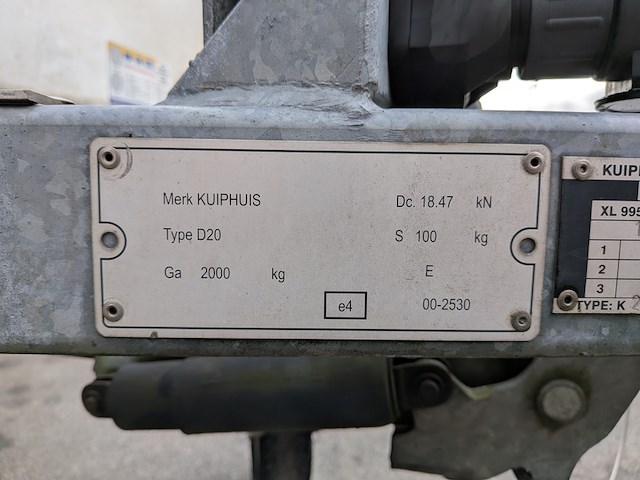 Aanhangwagen met kipfunctie, kuiphuis, d20, 2009 - afbeelding 17 van  26