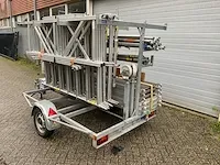 Aanhangwagen met steigermateriaal - afbeelding 9 van  12