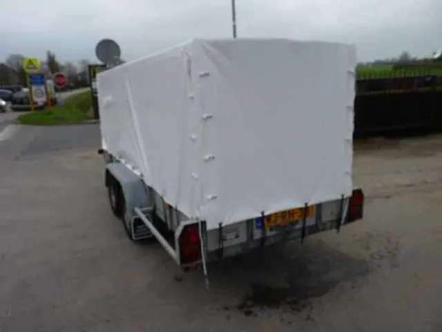 Aanhangwagen pijnappel met huif - afbeelding 2 van  7