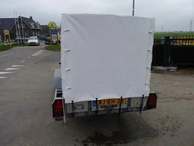 Aanhangwagen pijnappel met huif - afbeelding 3 van  7