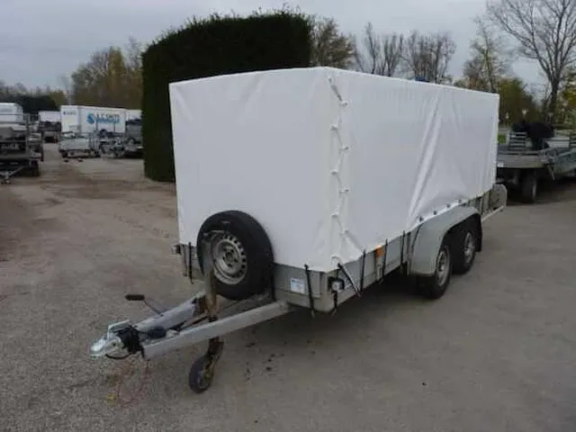 Aanhangwagen pijnappel met huif - afbeelding 7 van  7
