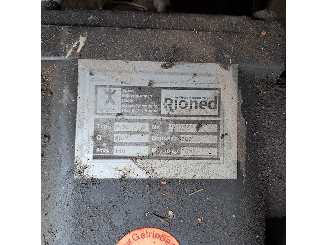 Aanhangwagen rioolspuit, rioned, unijet p-30, 2003 - afbeelding 22 van  29