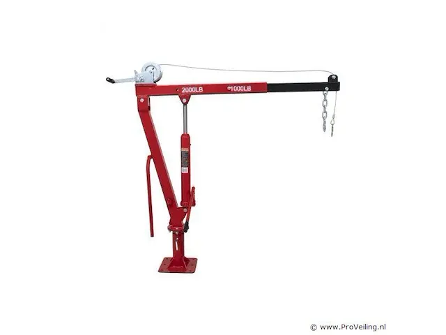 Aanhangwagenkraan zwaar + lier 900 kg - afbeelding 2 van  6