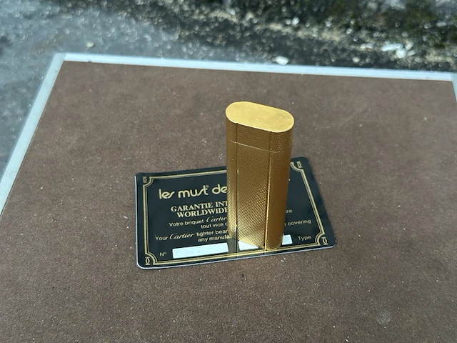 Aansteker, cartier, goud, 1979 - afbeelding 1 van  6