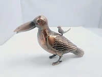 Aansteker schoenbekvogel met rode vlam - afbeelding 2 van  5