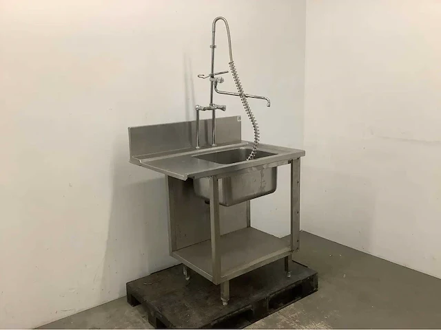 Aanvoertafel met spoelkraan - afbeelding 2 van  5