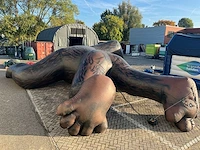 Aap / gorilla opblaasbaar - afbeelding 6 van  8
