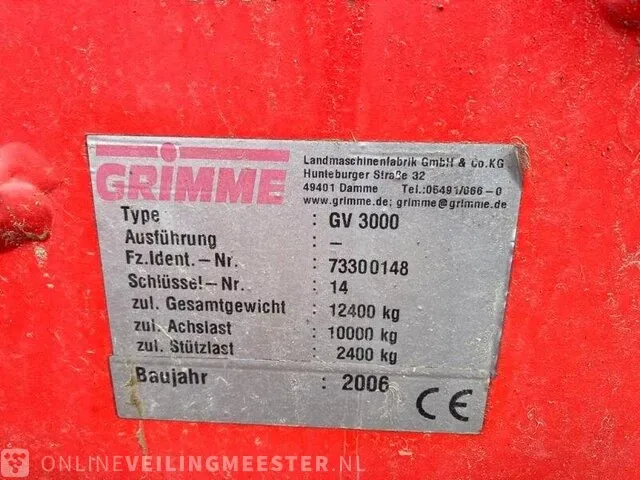 Aardappelrooier grimme, gv 3000, bouwjaar 2006 - afbeelding 4 van  31