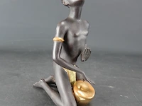 Aardewerk afrikaanse drummer - afbeelding 1 van  5