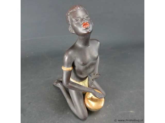 Aardewerk afrikaanse drummer - afbeelding 2 van  5