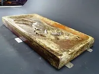 Aardewerk plaque van een paard (gespiegelde versie van kavel 2530) - afbeelding 4 van  5