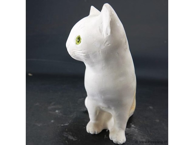 Aardewerk poes - afbeelding 4 van  5
