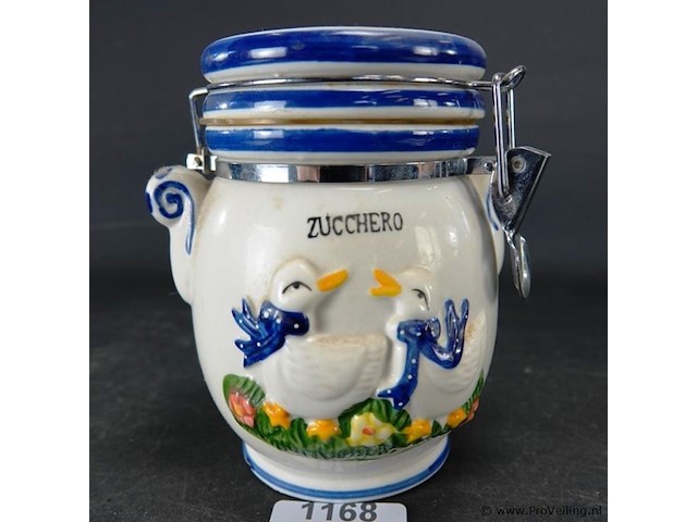 Aardewerk suikerpot - afbeelding 2 van  5