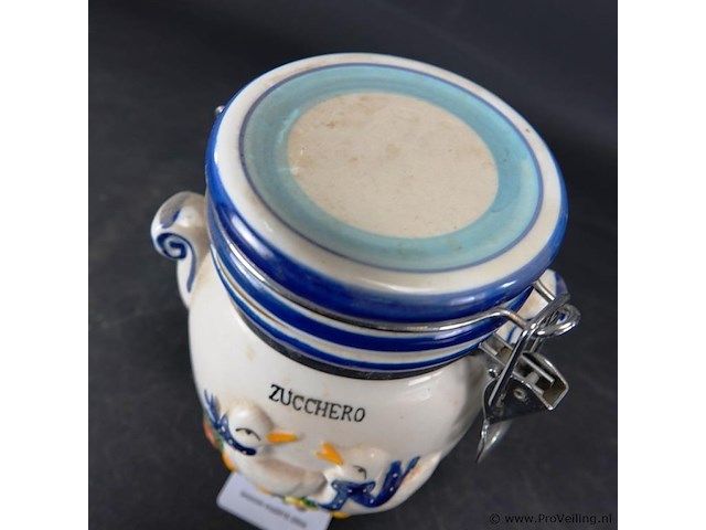 Aardewerk suikerpot - afbeelding 3 van  5
