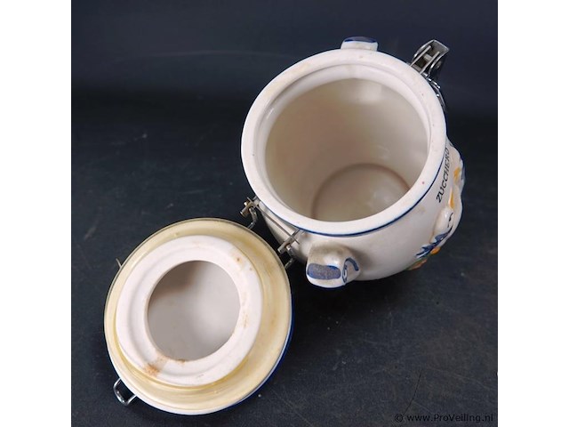 Aardewerk suikerpot - afbeelding 4 van  5