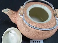 Aardewerk theepot - afbeelding 4 van  5