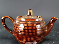 Aardewerk theepot - afbeelding 1 van  5