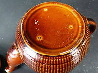 Aardewerk theepot - afbeelding 5 van  5