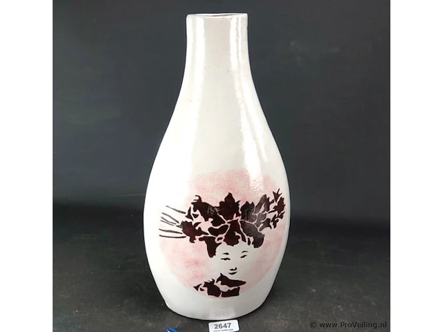 Aardewerk vaas japanese girlfriend - afbeelding 2 van  5