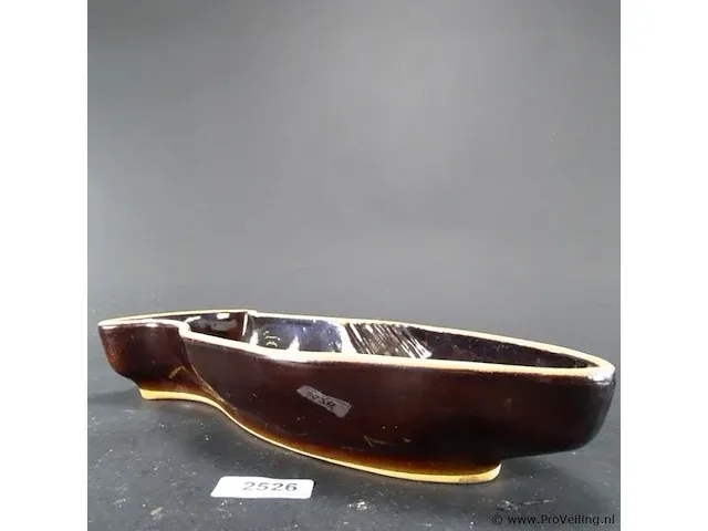 Aardewerk vis terrine - afbeelding 3 van  5