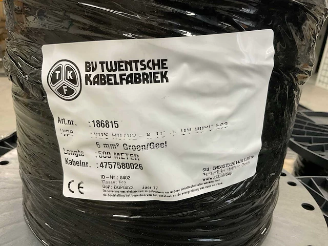 Aardingskabel 500 mtr - 6mm2 - groen/geel - afbeelding 5 van  8