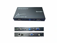 Aavara 1080p over ipzender cec/kvm/hdmi over ip upscale 4k resolutie - afbeelding 1 van  4