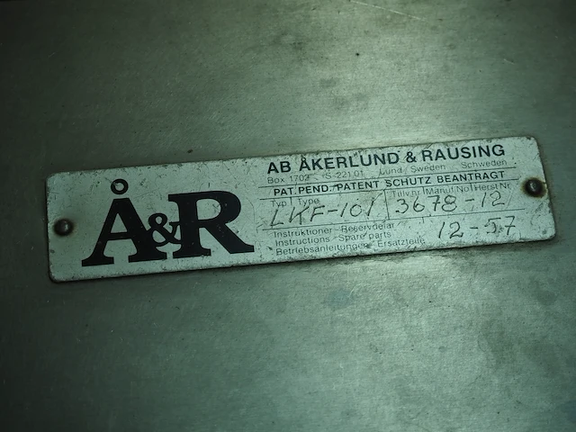 Ab akerlund & rausing - afbeelding 6 van  7