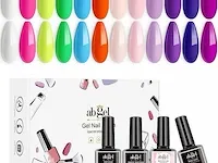 Ab gel nail polish set 12 neon kleuren - afbeelding 2 van  4