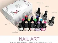 Ab gel nail polish set 12 neon kleuren - afbeelding 1 van  4