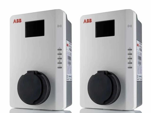 Abb - terra ac wall wallbox / laadpaal (2x) - afbeelding 1 van  10