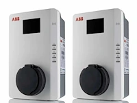 Abb - terra ac wall wallbox / laadpaal (2x) - afbeelding 1 van  10