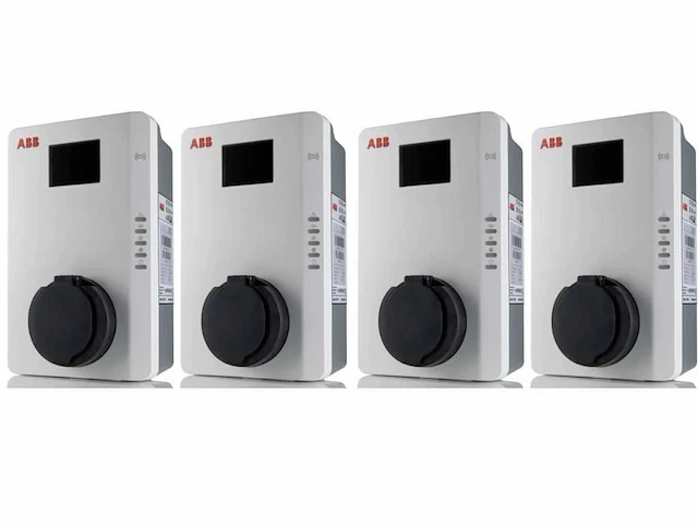 Abb - terra ac wall wallbox / laadpaal (4x) - afbeelding 1 van  10