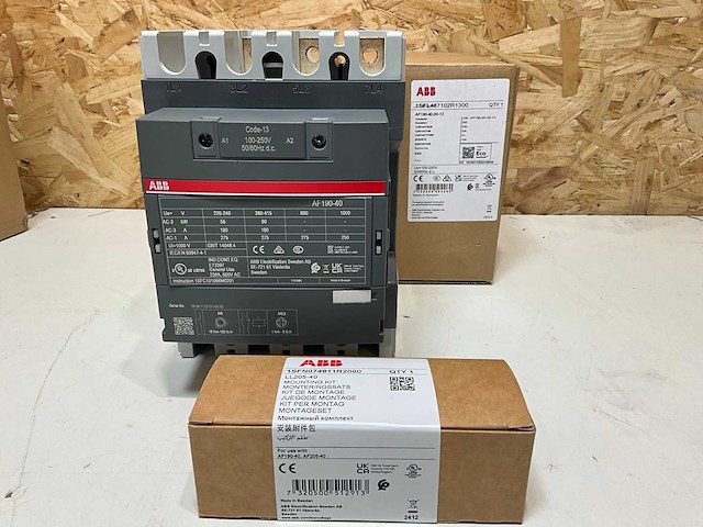 Abb 1sfl487102r1300 a serie magneetschakelaar 90 kw 190a - afbeelding 2 van  9