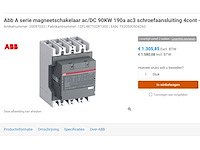 Abb 1sfl487102r1300 a serie magneetschakelaar 90 kw 190a - afbeelding 9 van  9