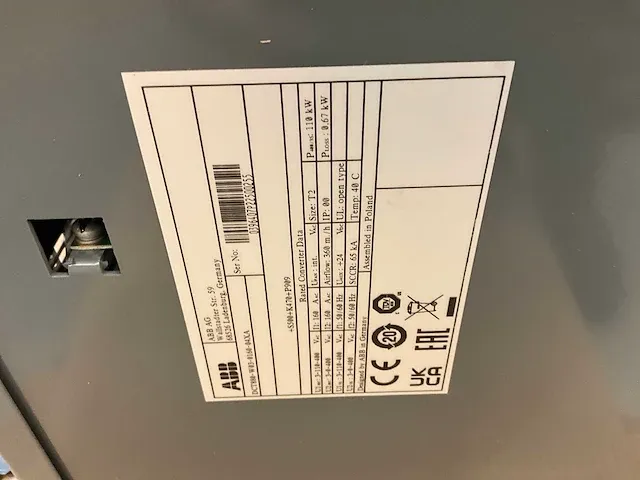 Abb dct880-w03-0160 04xa thyristor-vermogensregelaar - afbeelding 5 van  7