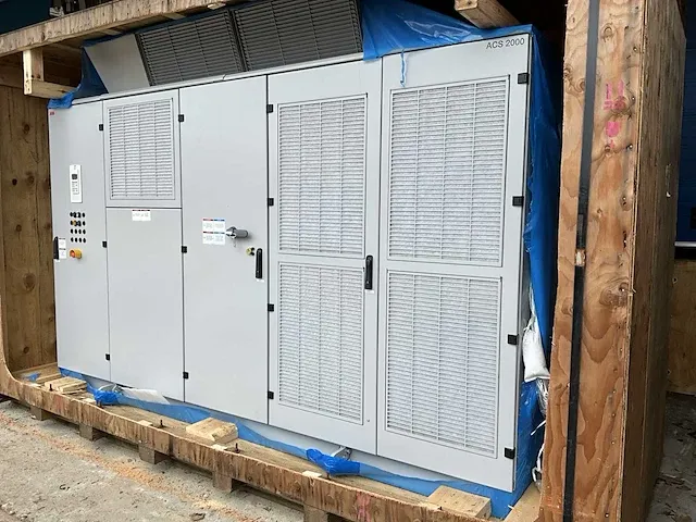 Abb elektromotor 1968 kw met frequentieregelaar 2050kw en luchtkoeler - afbeelding 5 van  39