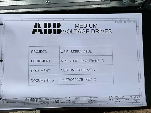 Abb elektromotor 1968 kw met frequentieregelaar 2050kw en luchtkoeler - afbeelding 17 van  39