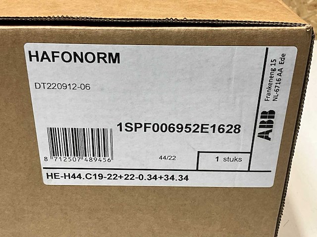 Abb hafonorm 1spf006952e1628 groepenkast - afbeelding 2 van  10