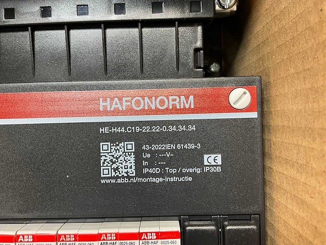 Abb hafonorm 1spf006952e1628 groepenkast - afbeelding 3 van  10
