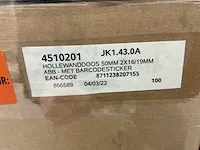 Abb partij hollewanddozen 50 millimeter( ca.1200x) - afbeelding 8 van  9