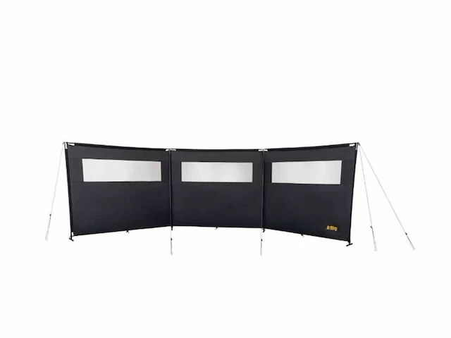 Abbey camp windscherm met topbuis grijs ca. 500 x 145 cm - afbeelding 1 van  1