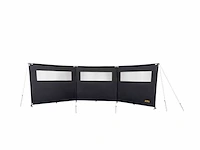 Abbey camp windscherm met topbuis grijs ca. 500 x 145 cm - afbeelding 1 van  1