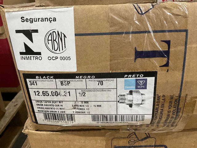 Abnt - partij draadfittingen en koppelingen - afbeelding 2 van  12