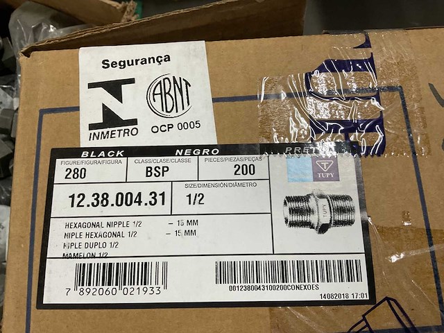 Abnt - partij draadfittingen en koppelingen - afbeelding 4 van  12