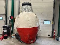 Abraham opblaasbaar met pet h3,9m - afbeelding 2 van  4