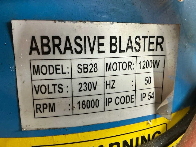 Abrasive blaster straalketel - afbeelding 4 van  4