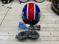 Abs motorhelm met bril (5x) - afbeelding 2 van  8