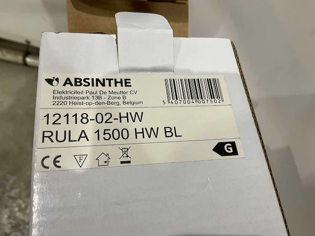 Absinthe - rula 1500 pendant light - black extra warm white - hanglamp (3x) - afbeelding 8 van  8