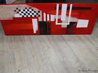 Abstract schilderij - 170x60x5cm - afbeelding 1 van  4